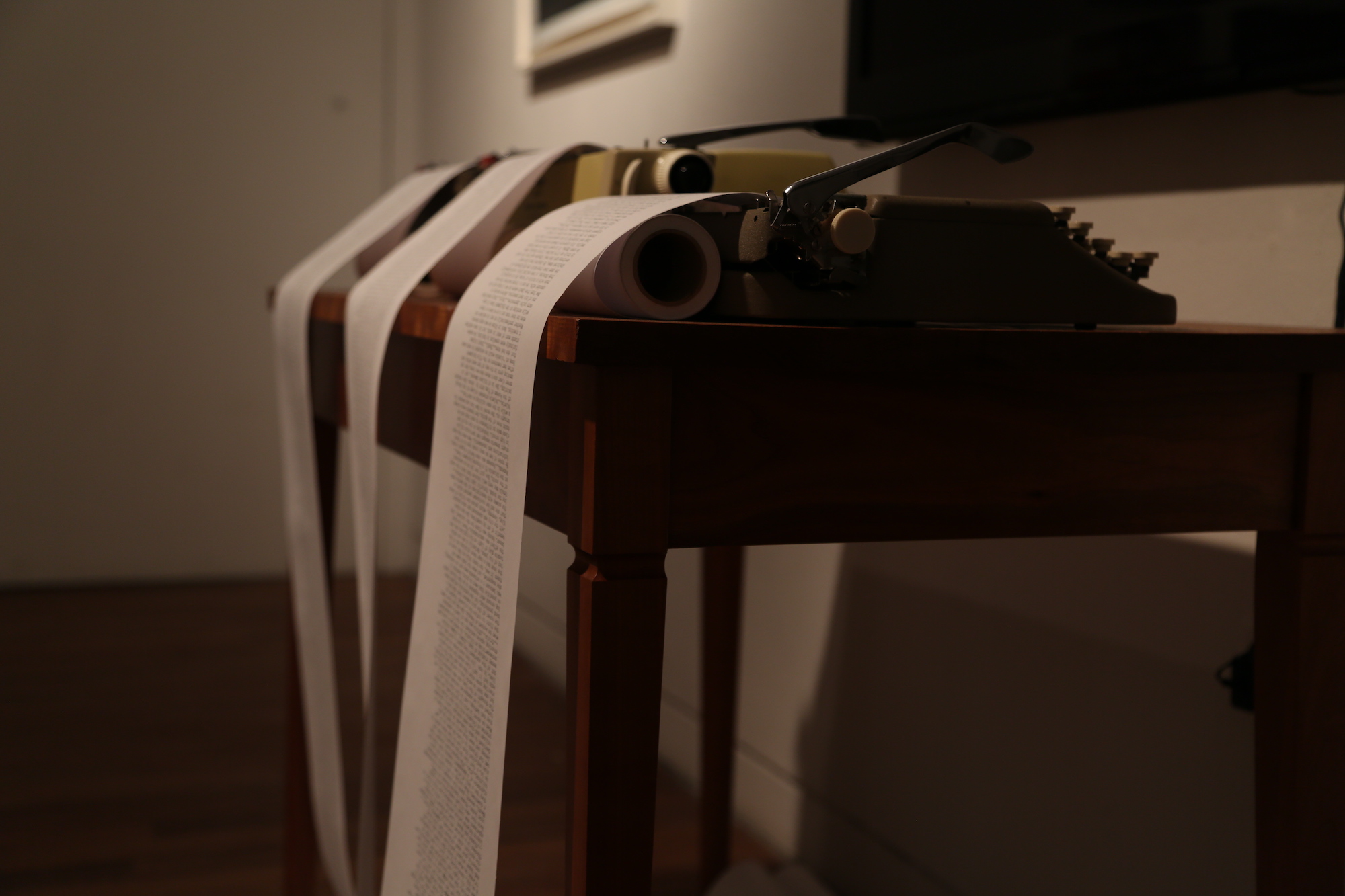 Closer on desk.