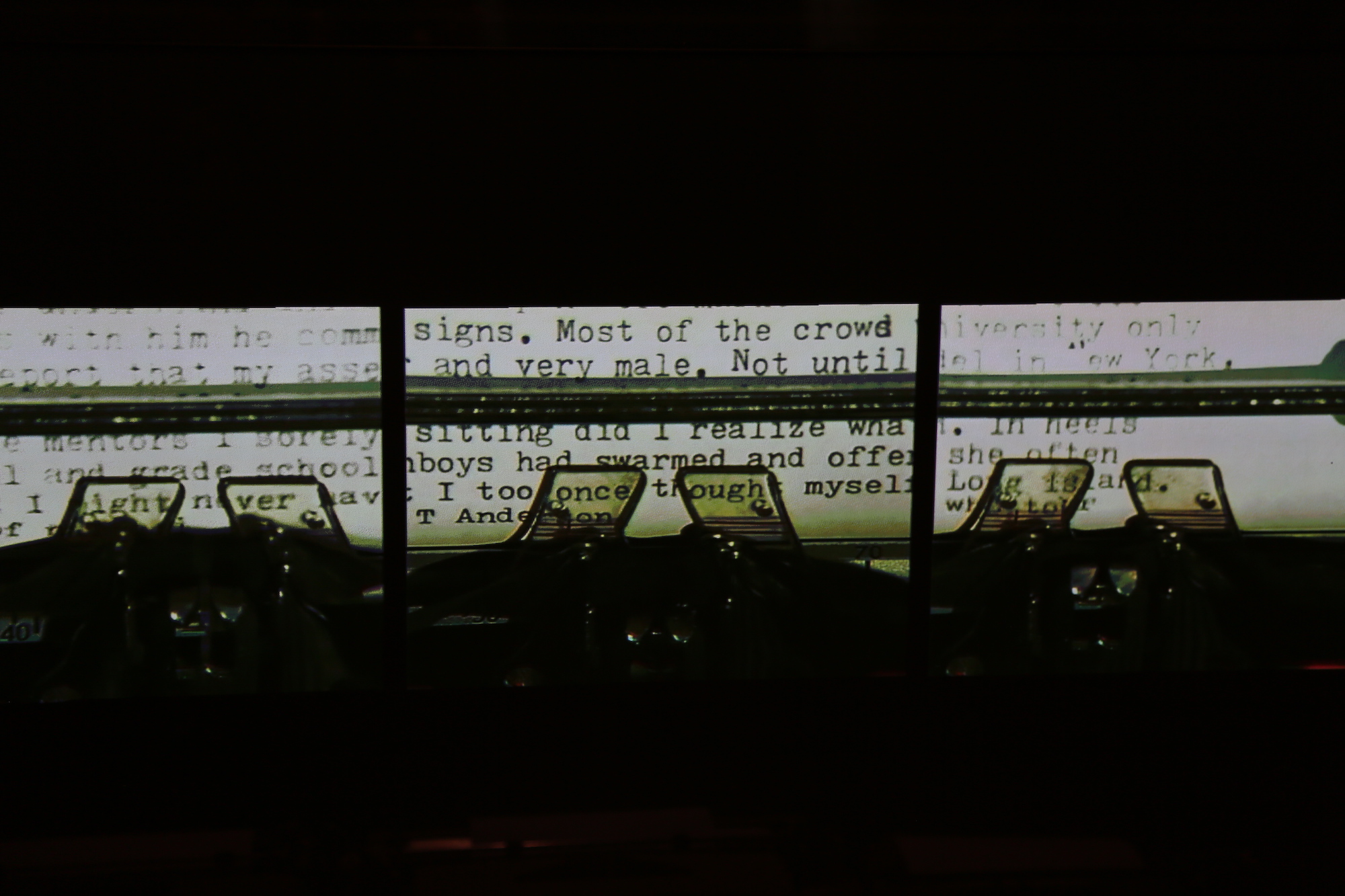 Three screens.